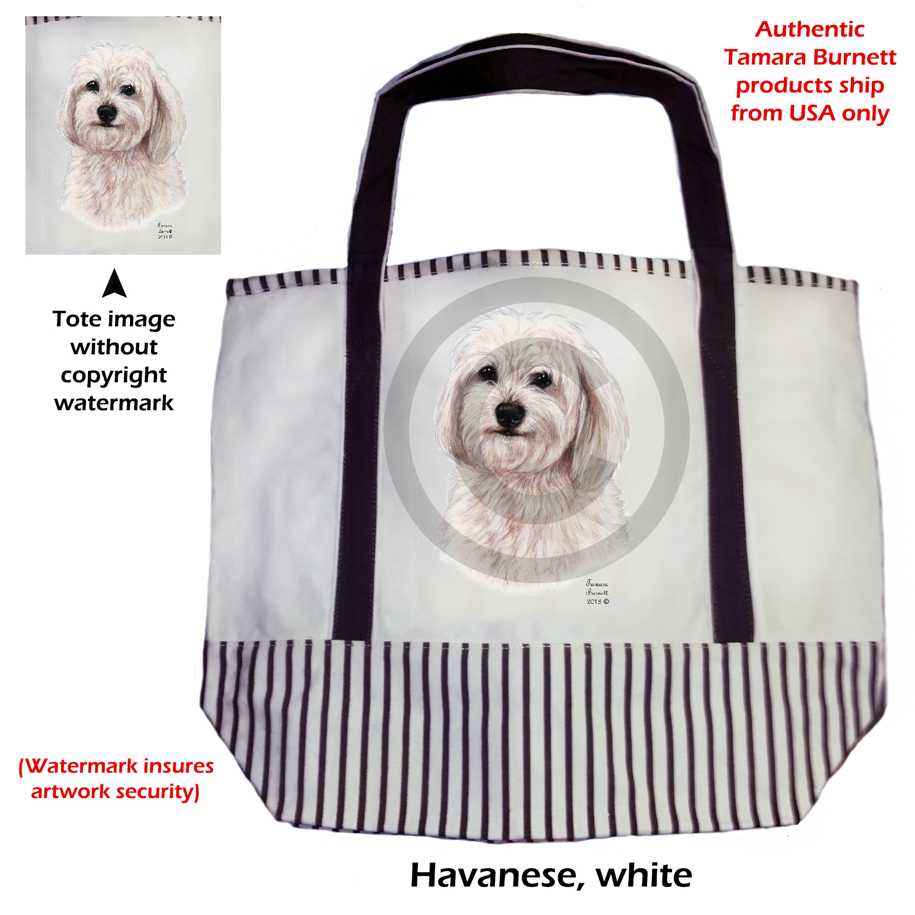 Dog Tote Bags sample image