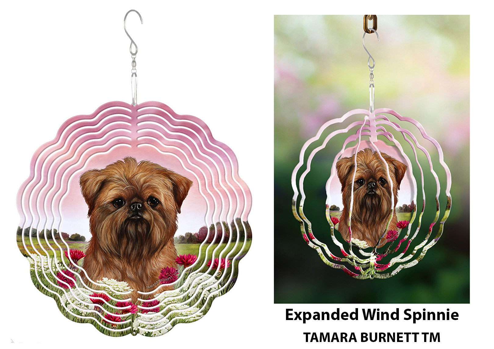 An image of product 30190 - Brussels Griffon - Wind Spinner