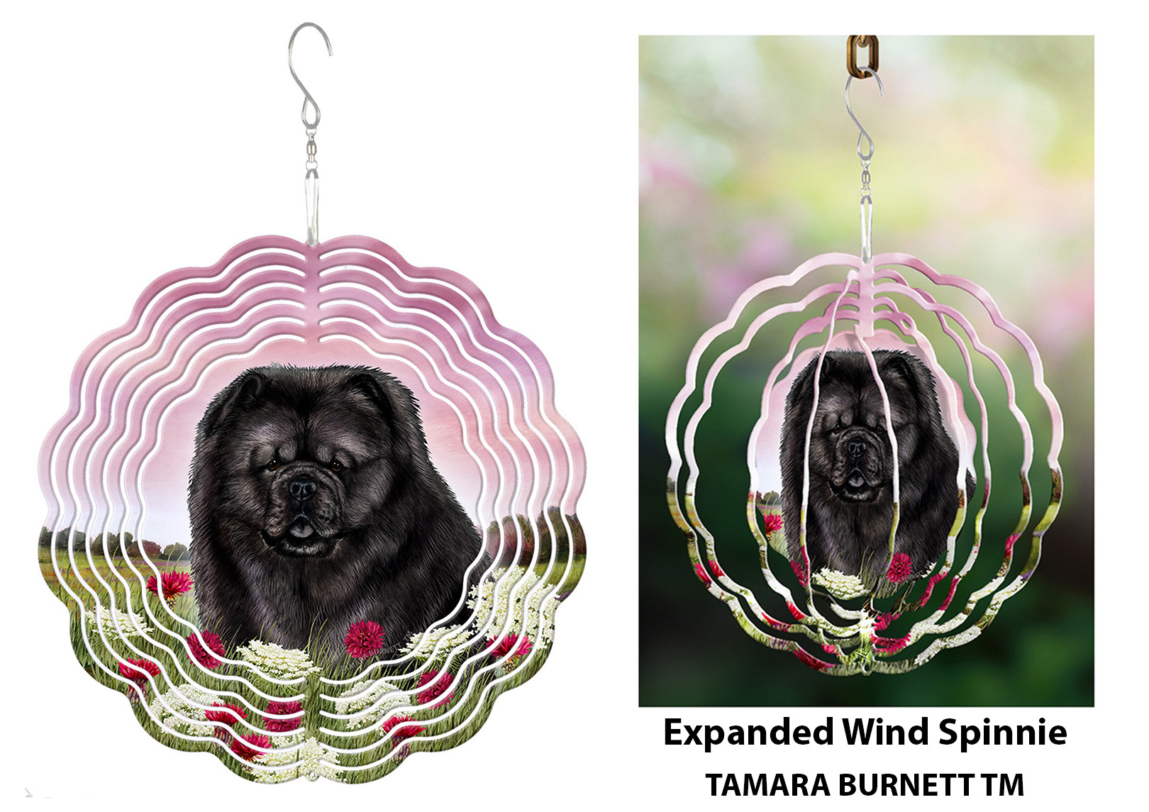 An image of product 30227 - Chow Chow Black - Wind Spinner