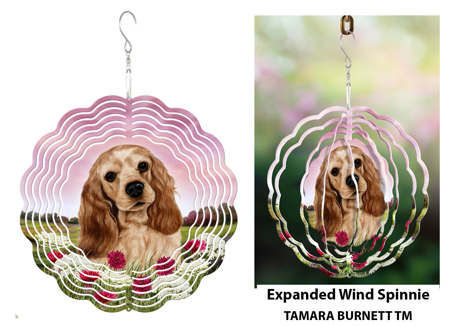 Cocker Spaniel Buff - Wind Spinner image