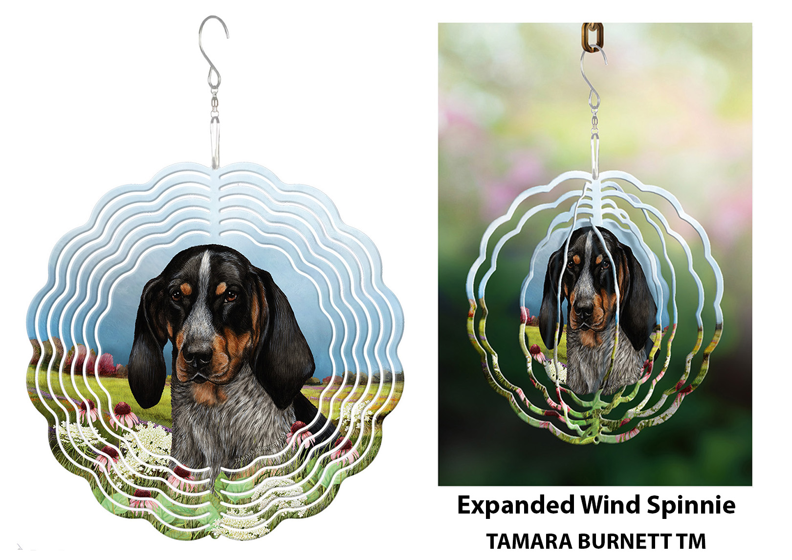 Coonhound Blue Tick - Wind Spinner image