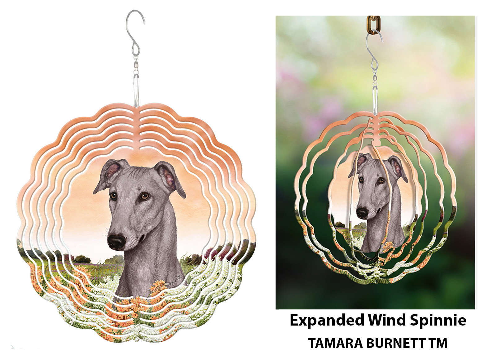 Greyhound Blue - Wind Spinner image