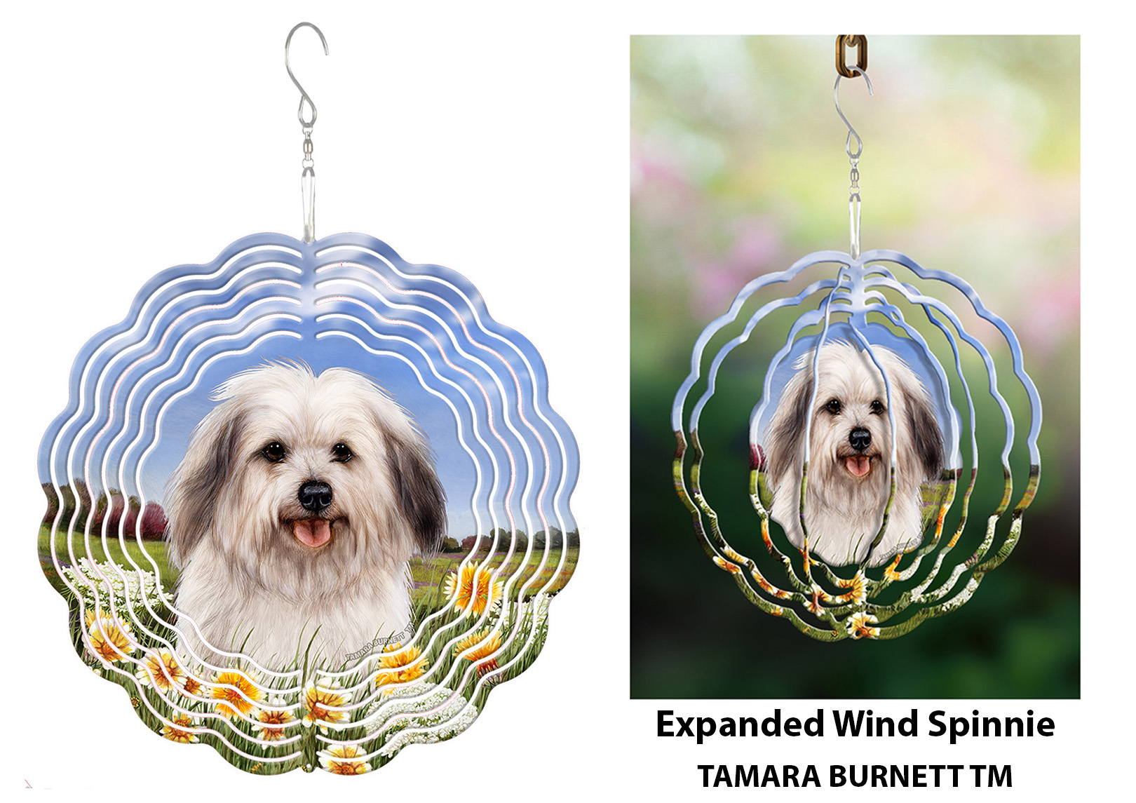 Havanese Silver Sable - Wind Spinner image