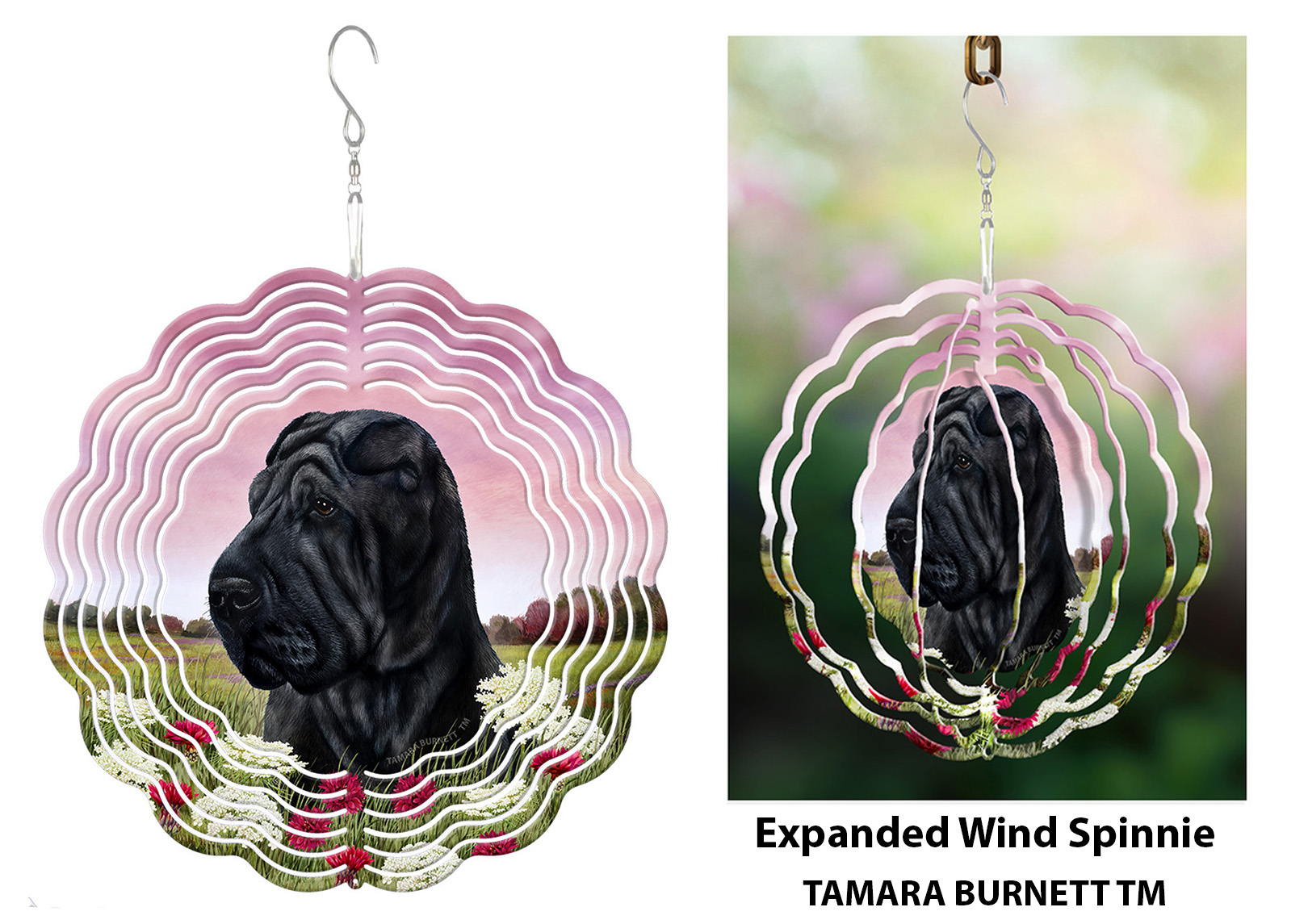 Shar Pei Black Style 2 - Wind Spinner image