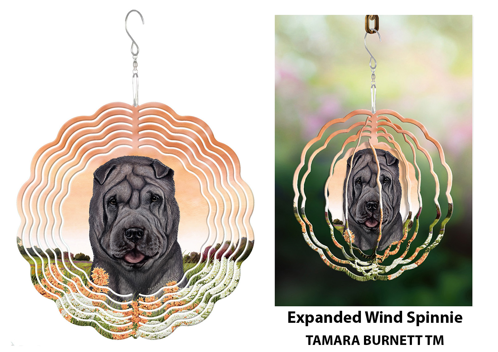 Shar Pei Blue - Wind Spinner image