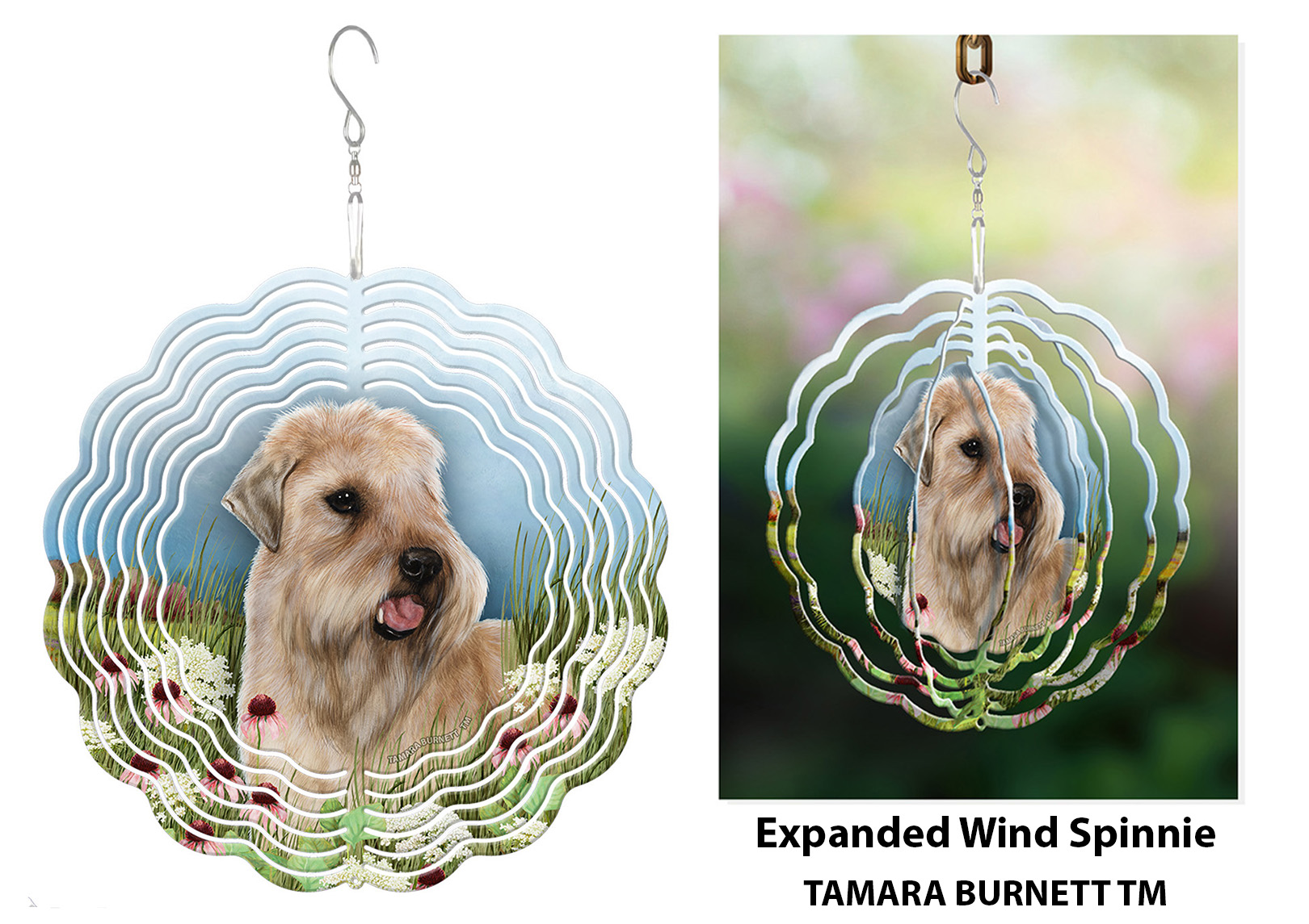 Soft Coated Wheaten Show Cut - Wind Spinner image