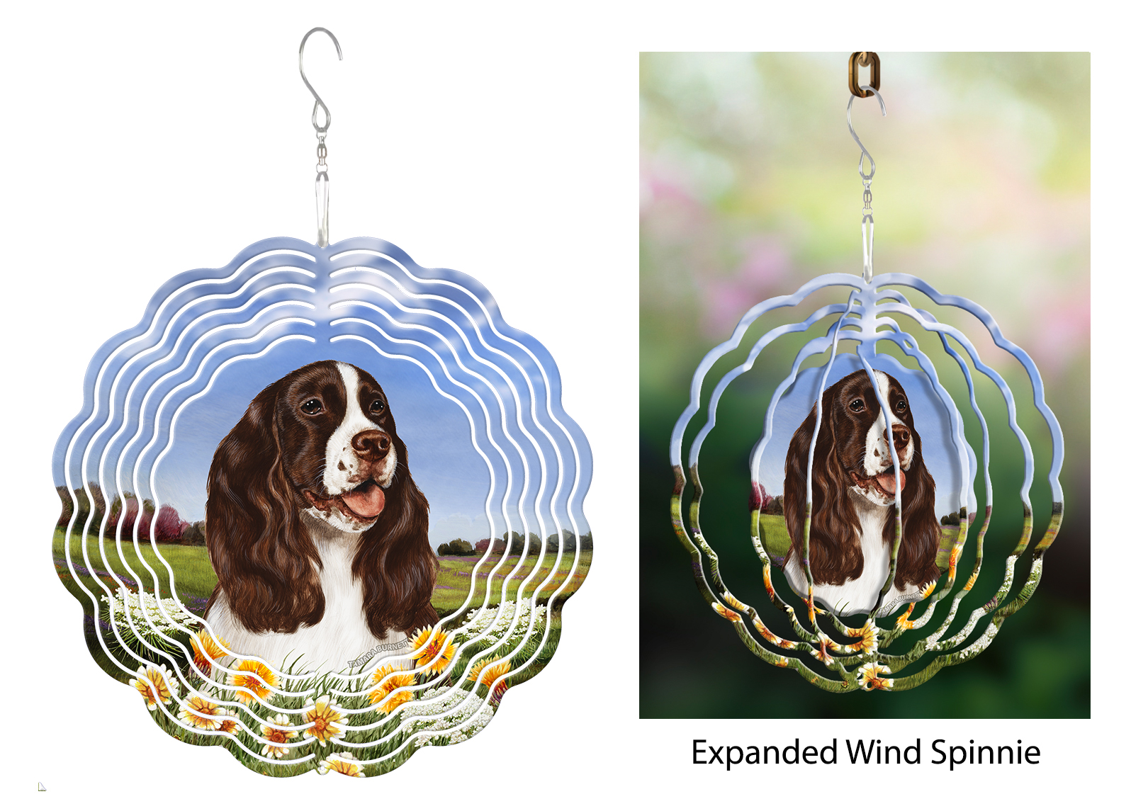 Springer Spaniel (Liver) - Wind Spinner